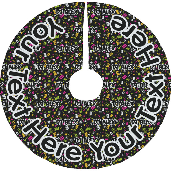 Custom Music DJ Master Tree Skirt (Personalized)