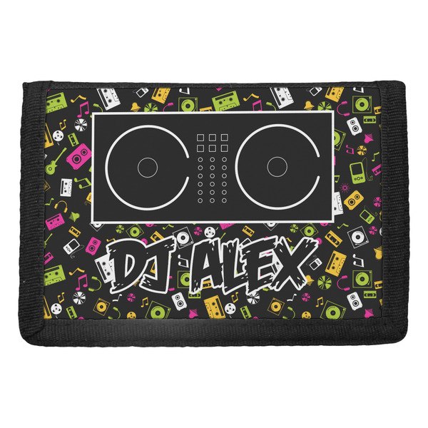 Custom Music DJ Master Trifold Wallet w/ Name or Text