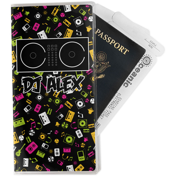 Custom Music DJ Master Travel Document Holder