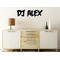 Music DJ Master Wall Name Decal On Wooden Desk