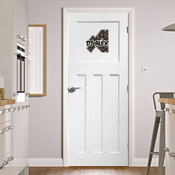 Music DJ Master Wall Name & Initial Medium on Door