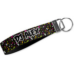 Music DJ Master Webbing Keychain Fob - Small (Personalized)