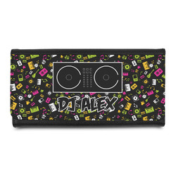 Music DJ Master Leatherette Ladies Wallet w/ Name or Text