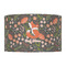 Foxy Mama 12" Drum Lampshade - FRONT (Fabric)