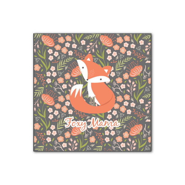Custom Foxy Mama Wood Print - 12x12