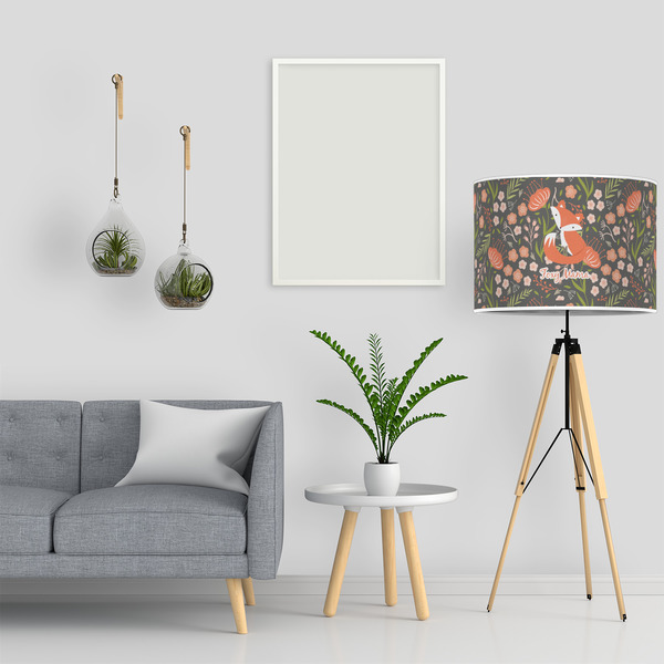 Foxy Mama 16" Drum Lampshade - LIFESTYLE