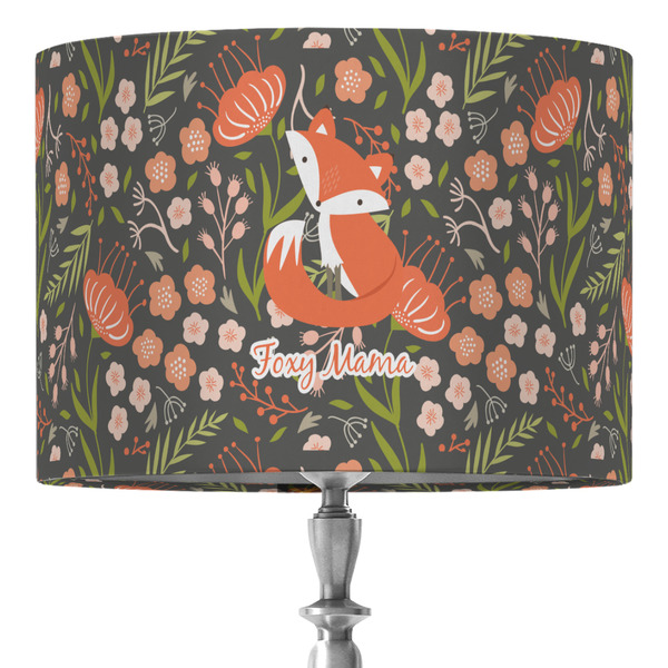 Custom Foxy Mama 16" Drum Lamp Shade - Fabric