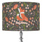 Foxy Mama 16" Drum Lampshade - ON STAND (Fabric)