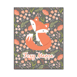 Foxy Mama Wood Print - 16x20