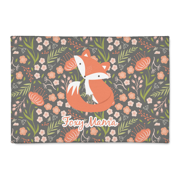 Custom Foxy Mama 2' x 3' Indoor Area Rug