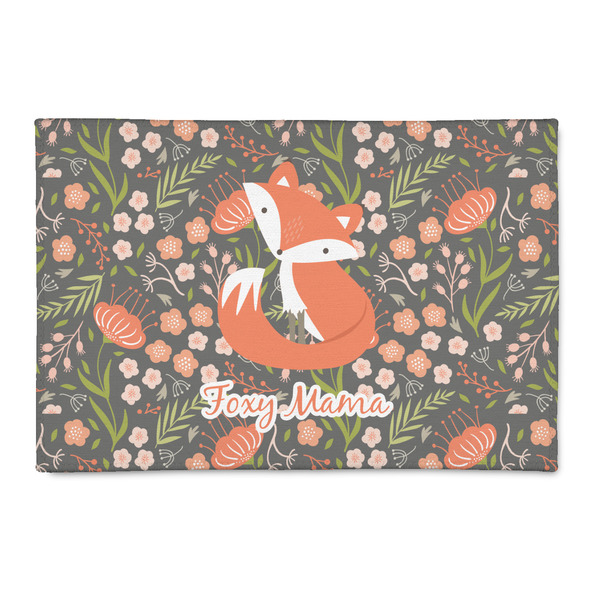 Custom Foxy Mama 2' x 3' Patio Rug