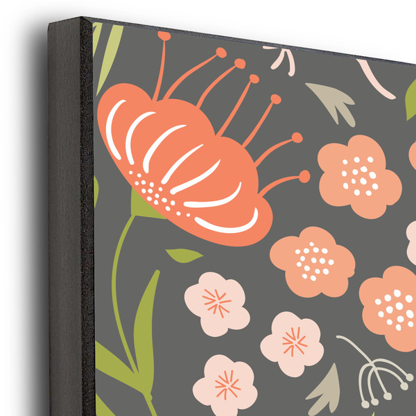 Foxy Mama 20x24 Wood Print - Closeup