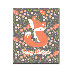 Foxy Mama Wood Print - 20x24