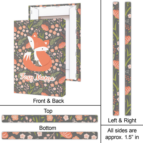 Foxy Mama 20x30 - Canvas Print - Approval