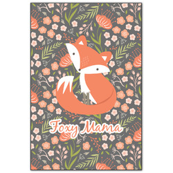 Foxy Mama Wood Print - 20x30