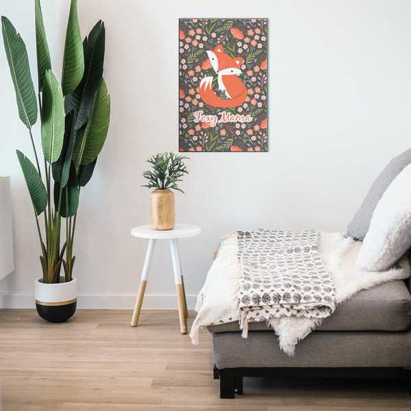 Foxy Mama 20x30 Wood Print - In Context