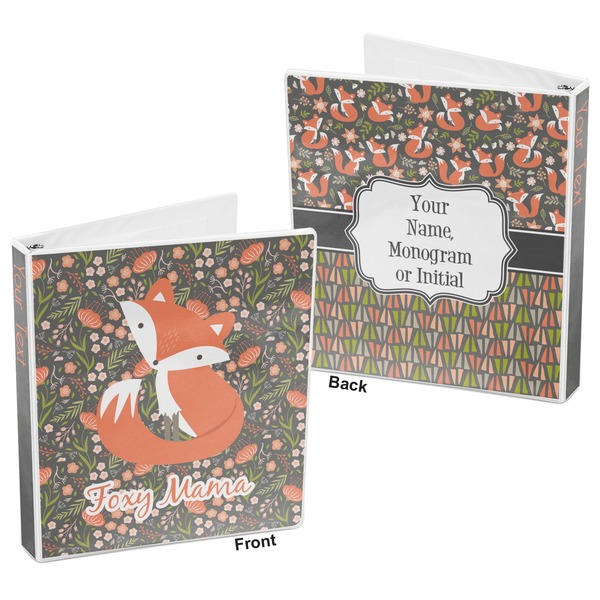 Foxy Mama 3-Ring Binder Front and Back