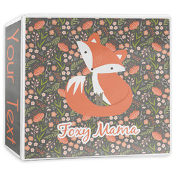 Foxy Mama 3-Ring Binder - 3 inch