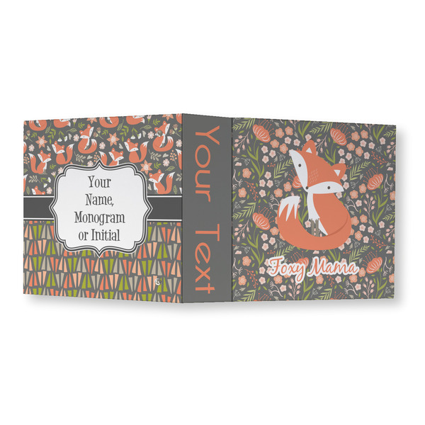 Foxy Mama 3 Ring Binders - Full Wrap - 3" - OPEN OUTSIDE