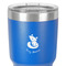 Foxy Mama 30 oz Stainless Steel Ringneck Tumbler - Blue - Close Up