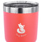 Foxy Mama 30 oz Stainless Steel Ringneck Tumbler - Coral - CLOSE UP