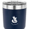Foxy Mama 30 oz Stainless Steel Ringneck Tumbler - Navy - CLOSE UP