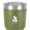 Foxy Mama 30 oz Stainless Steel Ringneck Tumbler - Olive - Close Up