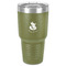 Foxy Mama 30 oz Stainless Steel Ringneck Tumbler - Olive - Front