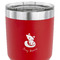 Foxy Mama 30 oz Stainless Steel Ringneck Tumbler - Red - CLOSE UP