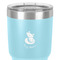 Foxy Mama 30 oz Stainless Steel Ringneck Tumbler - Teal - Close Up