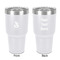 Foxy Mama 30 oz Stainless Steel Tumbler - White - Double-Sided