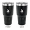 Foxy Mama 30 oz Stainless Steel Tumbler - Black - Double Sided