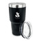 Foxy Mama 30 oz Stainless Steel Ringneck Tumblers - Black - LID OFF
