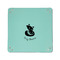 Foxy Mama 6" x 6" Teal Leatherette Snap Up Tray - APPROVAL