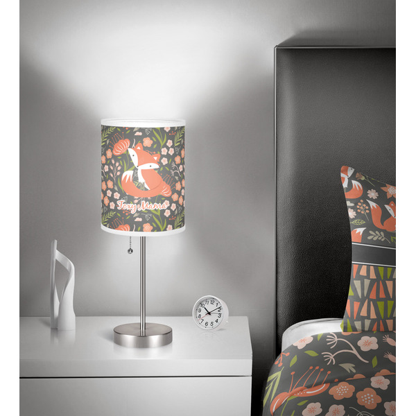 Foxy Mama 7 inch drum lamp shade - in room