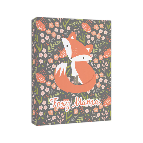 Foxy Mama 8x10 - Canvas Print - Angled View