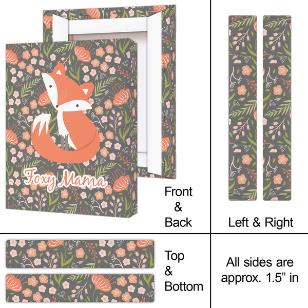 Foxy Mama 8x10 - Canvas Print - Approval