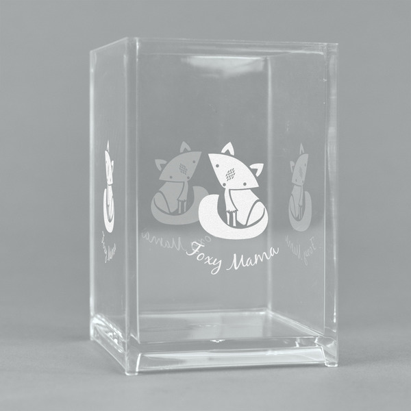 Custom Foxy Mama Acrylic Pen Holder