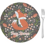 Foxy Mama 8" Glass Appetizer / Dessert Plates - Single or Set