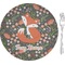 Foxy Mama Glass Appetizer / Dessert Plate 8"