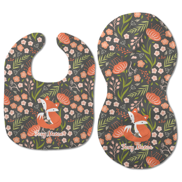 Foxy Mama Baby Bib & Burp Set - Approval (new bib & burp)