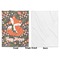 Foxy Mama Baby Blanket (Single Side - Printed Front, White Back)