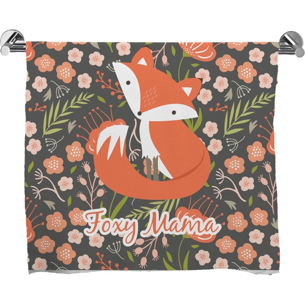 Custom Foxy Mama Bath Towel