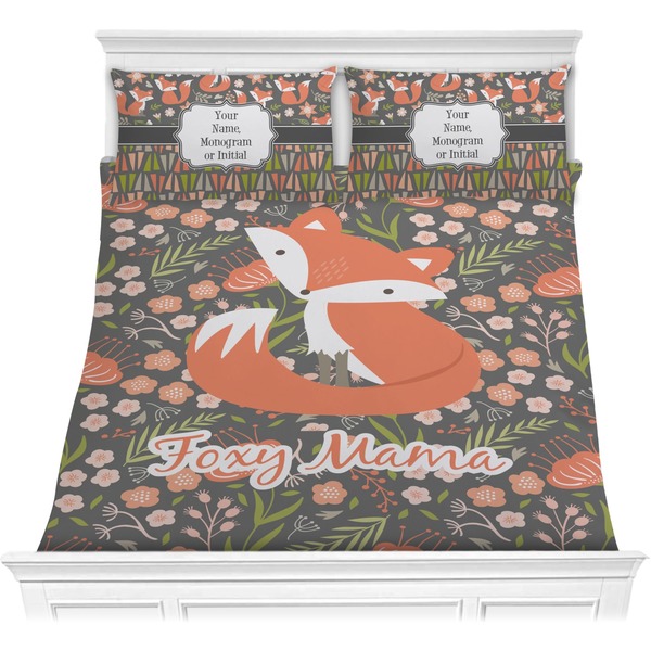 Custom Foxy Mama Comforter Set - Full / Queen