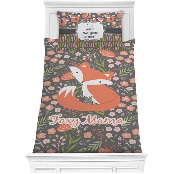 Custom Foxy Mama Comforter Set - Twin