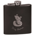 Foxy Mama Black Flask Set