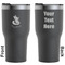 Foxy Mama Black RTIC Tumbler - Front and Back