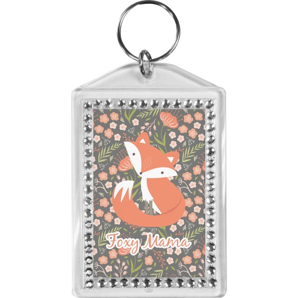 Custom Foxy Mama Bling Keychain