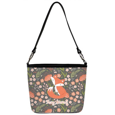 Foxy Mama Bucket Bag w/ Genuine Leather Trim
