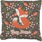 Foxy Mama Faux-Linen Throw Pillow 26"